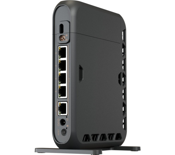 MikroTik MA53UG+HbeH hAP be3 L6 5x 2.5GbE LAN port 1x PoE-In 802.11be Wi-Fi 7 Tri-band Vezeték nélküli router