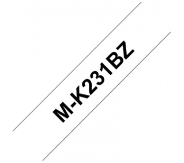 Brother M-K231BZ 12 mm széles 8 m hosszú szalagkazetta