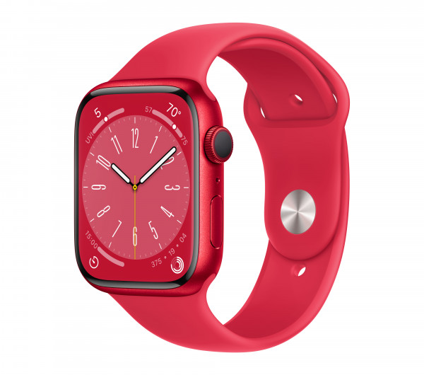 Apple Watch S8 GPS 45mm RED Alu.Case/RED Sp.Band
