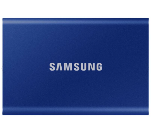 SAMSUNG SSD T7 external, USB 3.2, 500GB, Indigo Blue