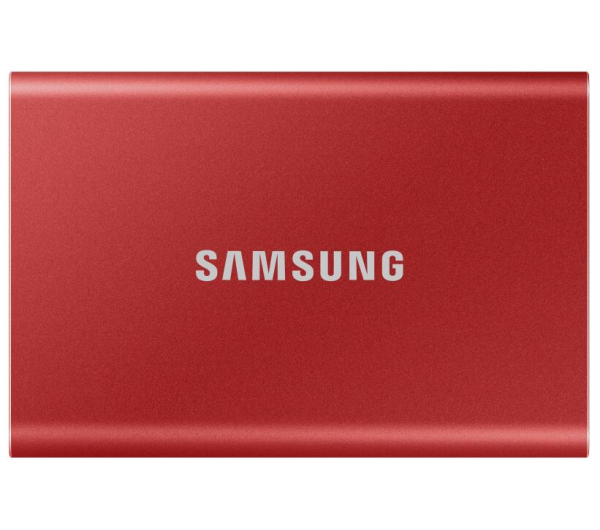 SAMSUNG SSD T7 external, USB 3.2, 500GB, Metallic Red