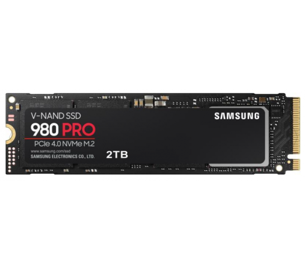 SAMSUNG SSD 980PRO, 2TB ; PCIe 4.0, NVMe M.2