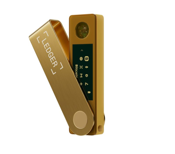 Ledger Nano X Gold Crypto Hardware Wallet