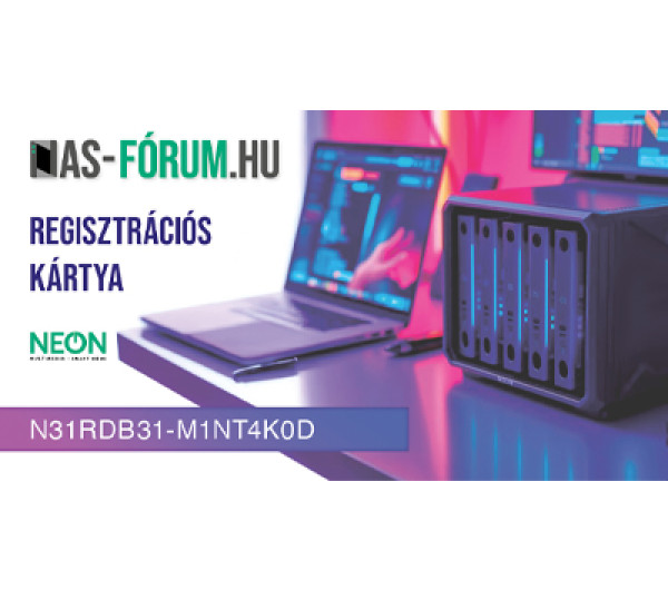 Synology terméktámogatás regisztrációs kártya