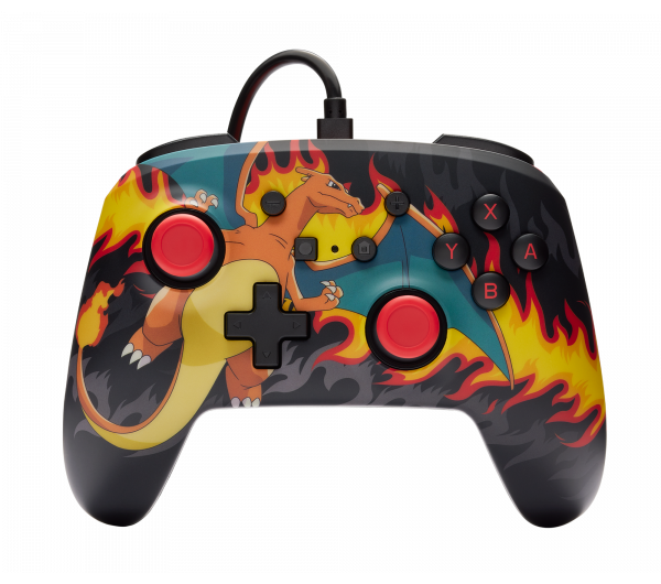 PowerA Nintendo Switch Enhanced vezetékes kontroller - Charizard Firestorm