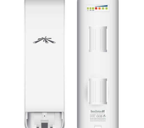 Ubiquiti NanoStation M5 5GHz AirMax 2x2 MIMO CPE 16dbi integrált antennával