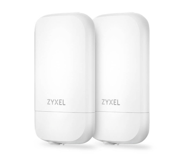 Zyxel NWA55AXPTP-EU0102F NebulaFlex Wi-Fi 6 PoE+ (802.3at) 5GHz integrált antennás IP55 kültéri vezeték nélküli pont-pont rendszer