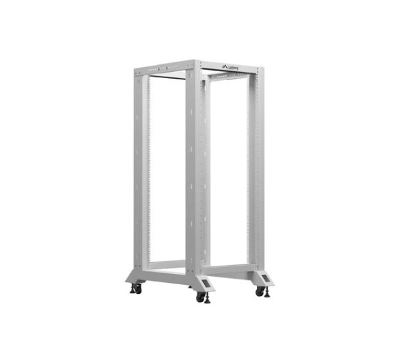 Lanberg OR01-6827-S 19" 27U SZÉL:600mm MÉLY:800mm MAG:1472mm lapraszerelt szürke rack keret
