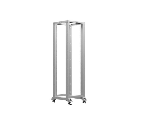 Lanberg OR01-6842-S 19" 42U SZÉL:600mm MÉLY:800mm MAG:2138mm lapraszerelt szürke rack keret