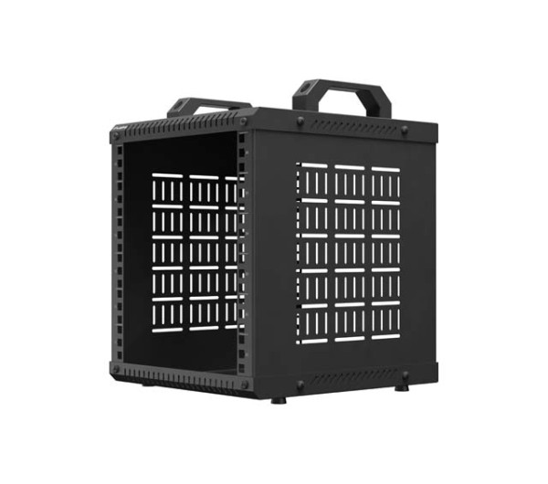 Lanberg OR10-2306-B 10" 6U 280x300 MAX:60kg nyitott mini fekete rack szekrény