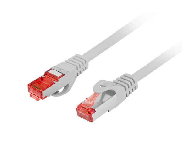 Lanberg PCF6-10CU-0500-S Cat.6 S/FTP LSZH CU AWG26 árnyékolt szürke patch kábel 5m