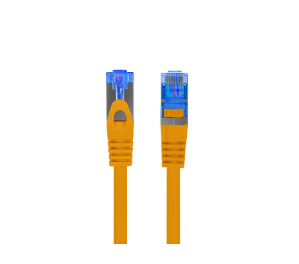 Lanberg PCF6A-10CC-0100-O Cat.6A S/FTP LSZH CCA AWG26 árnyékolt narancs patch kábel 1m
