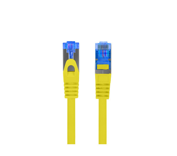 Lanberg PCF6A-10CC-1500-Y Cat.6A S/FTP LSZH CCA AWG26 árnyékolt sárga patch kábel 15m