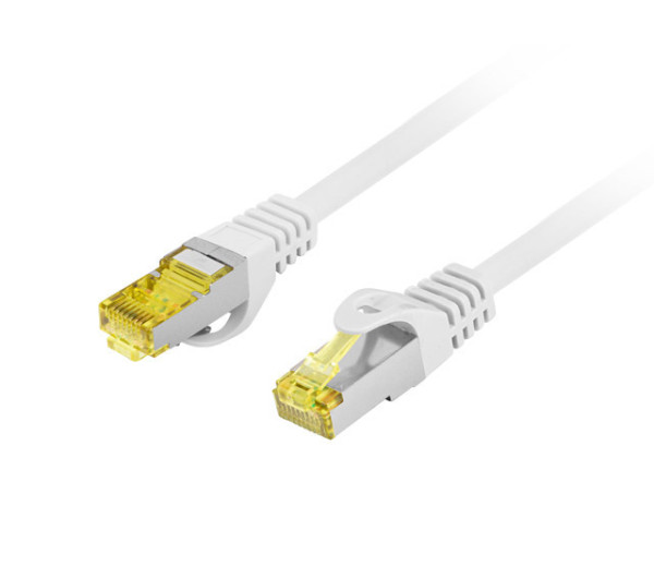 Lanberg PCF6A-10CU-0200-S Cat.6A S/FTP LSZH CU AWG27 árnyékolt szürke patch kábel 2m