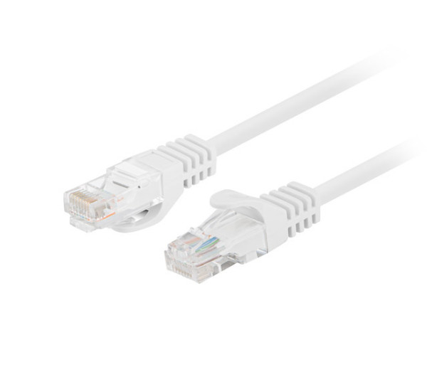 Lanberg PCU5-20CC-0300-W Cat.5e UTP PVC CCA AWG26 árnyékolatlan fehér patch kábel 3m 10db/csomag