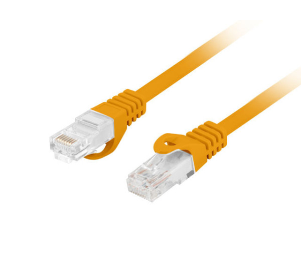 Lanberg PCU6-10CU-0300-O Cat.6 UTP LSZH CU AWG26 árnyékolatlan narancs patch kábel 3m