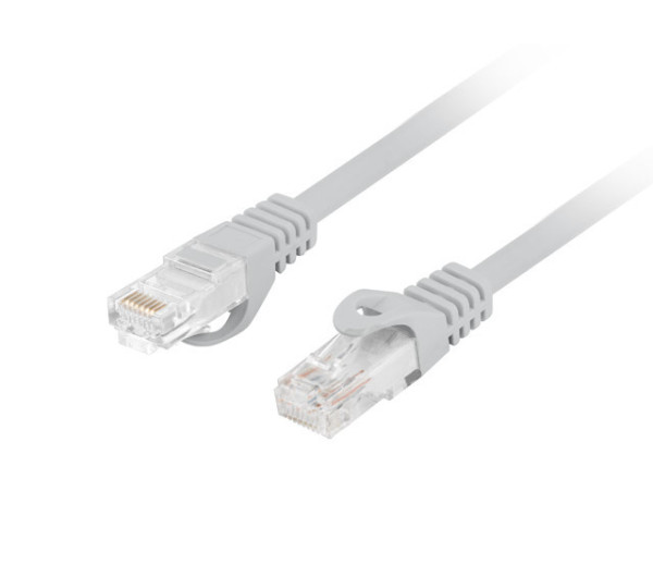 Lanberg PCU6-10CU-2000-S Cat.6 UTP LSZH CU AWG26 árnyékolatlan szürke patch kábel 20m