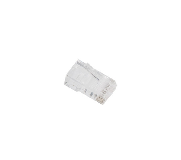 Lanberg PLU-5000EZ Cat.5e UTP RJ45 8P8C univerzális árnyékolatlan átvezetős csatlakozó dugó 100db/csomag