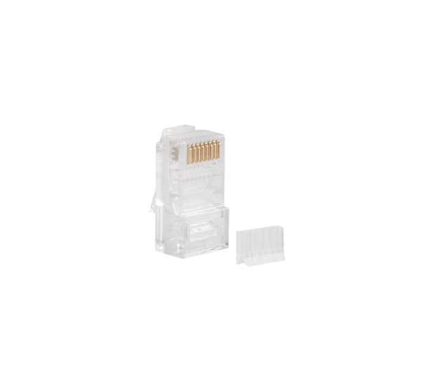 Lanberg PLU-6000 Cat.6 UTP RJ45 8P8C moduláris árnyékolatlan adapteres csatlakozó dugó 100db/csomag