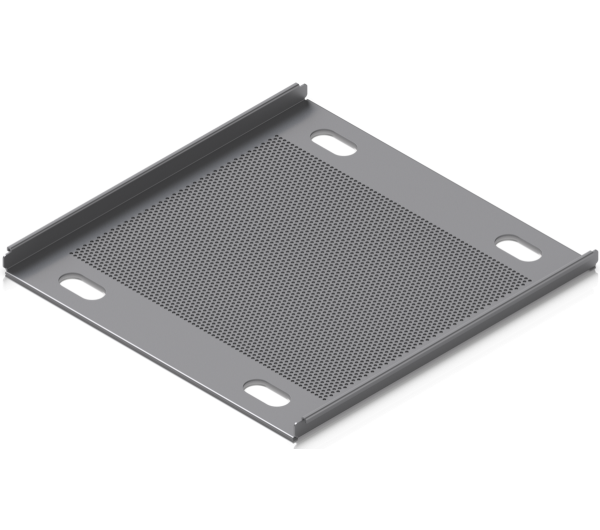 Ubiquiti UACC-RACK-SHELF-TL 19" 1U 460mm mély MAX:20kg perforált ezüst rack polc U-Rack-6U-TL mini rack szekrényhez