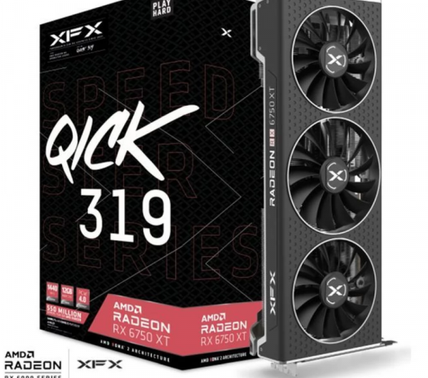 videókártya RX-6750XT 12GB, XFX