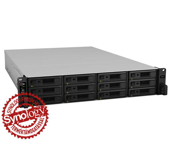 Synology SA3400D (8GB) 12x SSD/HDD lemezes 2U rackbe szerelhető NAS + regisztrációs kártya