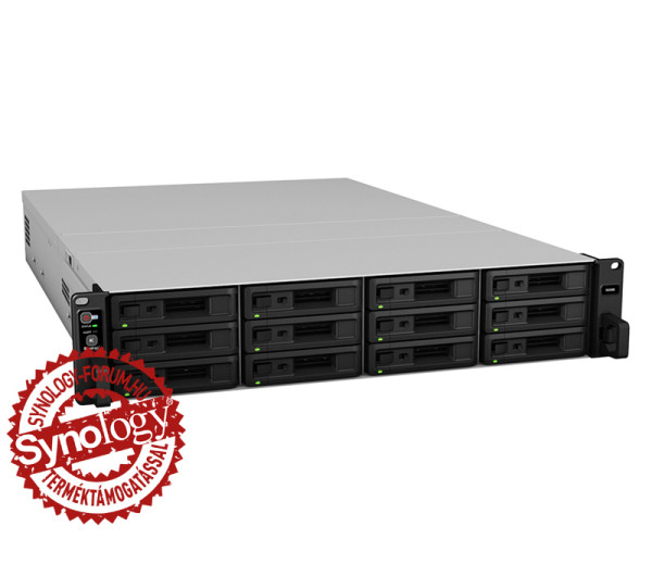 Synology SA3410 (16GB) 12x SSD/HDD lemezes 2U rackbe szerelhető NAS + regisztrációs kártya