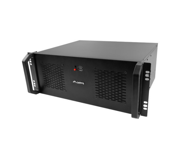 Lanberg SC01-3504-10B 19 4U SZÉL:430mm MÉLY:350mm MAG:177mm táp nélküli rack szerver ház