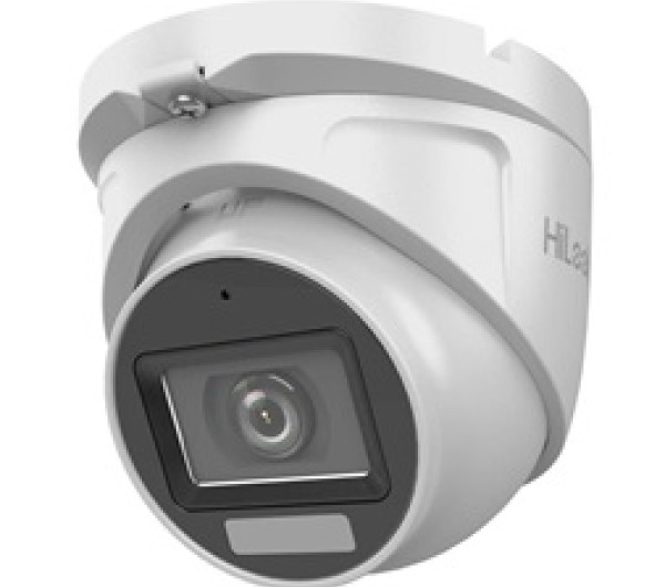 HiLook THC-T157-LMS(3.6mm) /kültéri/5MP/3,6mm/IR30m/Láthatófény 20m/4in1/Smart-Hybrid Light analóg turret kamera