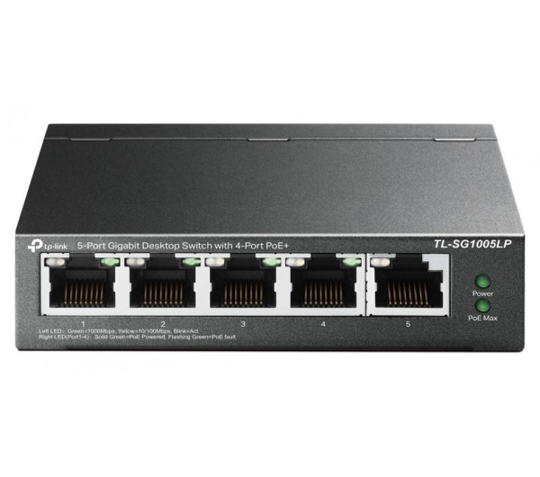 TP-LINK TL-SG1005LP 5-Port Gigabit Desktop Switch