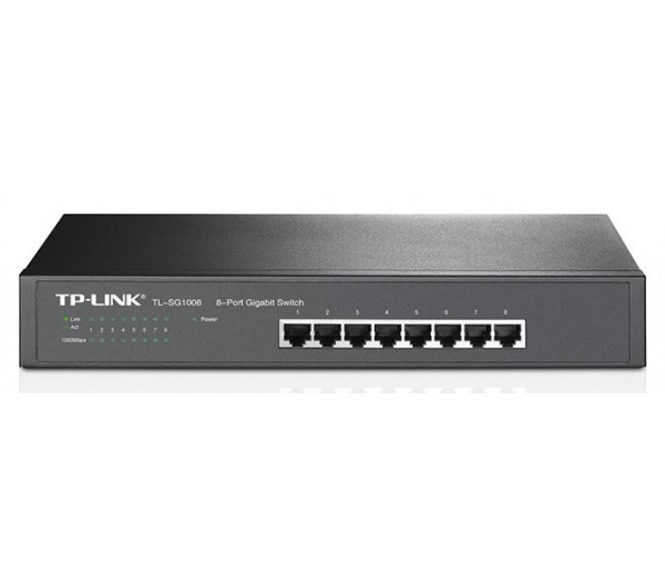 TP-LINK TL-SG1008 8-Port Gigabit Desktop/Rackmount Switch