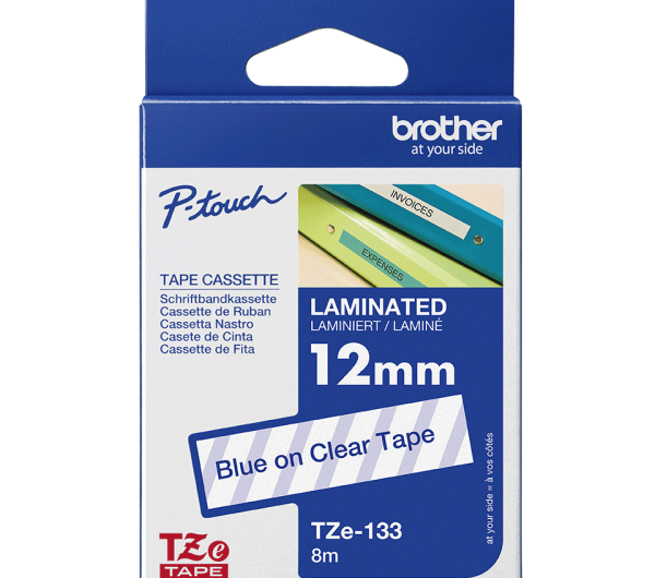 Brother TZe-133 12 mm széles 8 m hosszú szalagkazetta