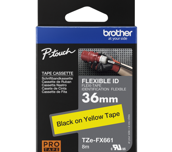 Brother TZe-FX661 36 mm széles 8 m hosszú szalagkazetta