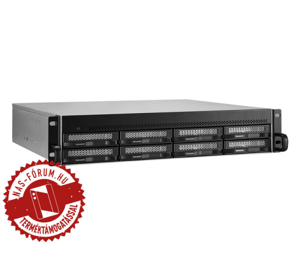 TerraMaster U8-500 Plus (16GB) 8x SSD/HDD lemezes MAX:176TB 2U rackbe szerelhető NAS