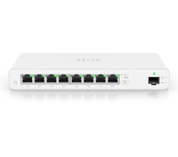 Ubiquiti UISP-R 8xGbE LAN PoE 110W 1x1G SFP port UISP router