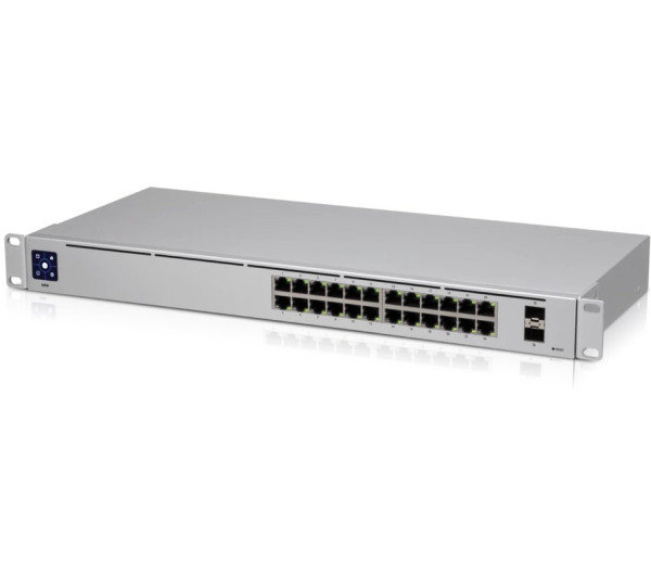 Ubiquiti UniFi USW-24 24port GbE LAN 2xGbE SFP port L2 menedzselhető switch