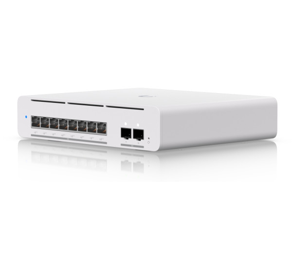 Ubiquiti UniFi USW-PRO-XG-8-POE 8x10GbE Multi-Gigabit LAN PoE port 2xSFP+ port 155W L3 menedzselhető switch
