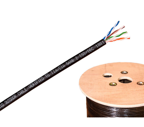 RAIN UTK5814 Cat.5e UTP LDPE CU AWG24 100Mhz kültéri kábel 500m