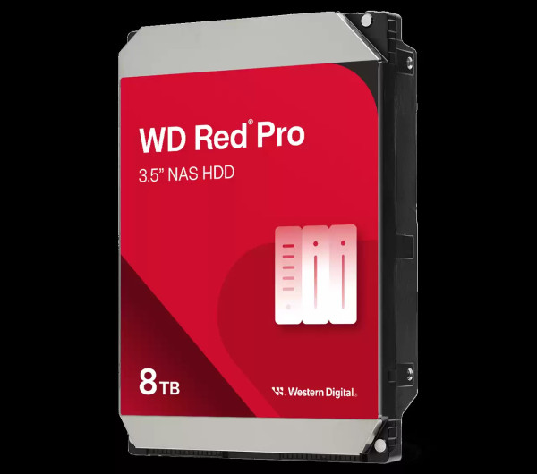 Western Digital WD8005FFBX 8TB Red Pro 3,5 belső SATAIII 7200RPM 256MB NAS HDD