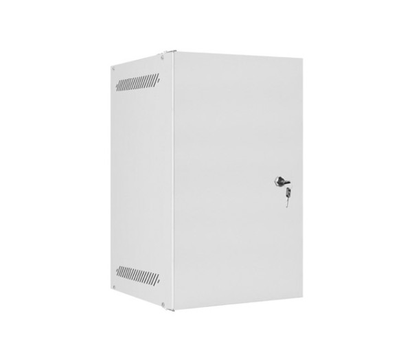 Lanberg WF10-2309-00S 10 9U SZÉL:280mm MÉLY:310mm MAG:469mm lapraszerelt fémajtós szürke fali rack szekrény