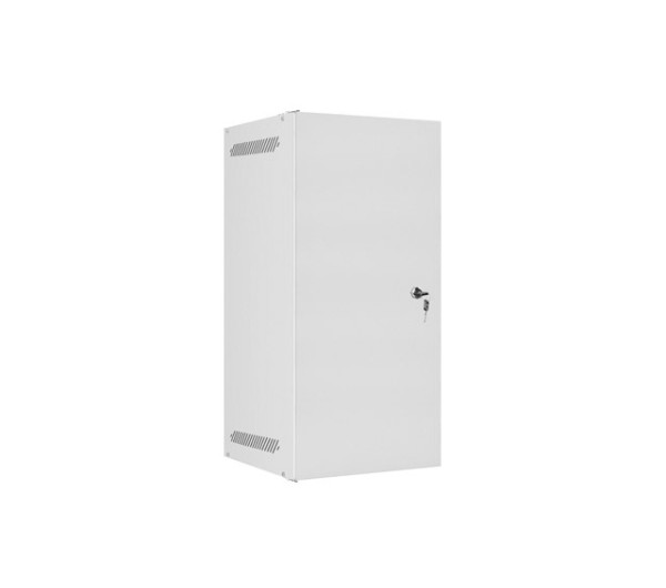 Lanberg WF10-2312-00S 10 12U SZÉL:280mm MÉLY:310mm MAG:603mm lapraszerelt fémajtós szürke fali rack szekrény