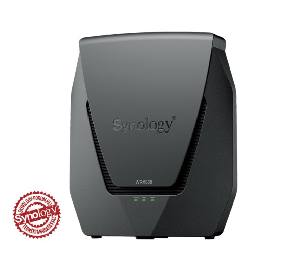 Synology WRX560 AX2400 Dual-Band Mesh Wi-Fi 6 802.11ax mesh router + regisztrációs kártya
