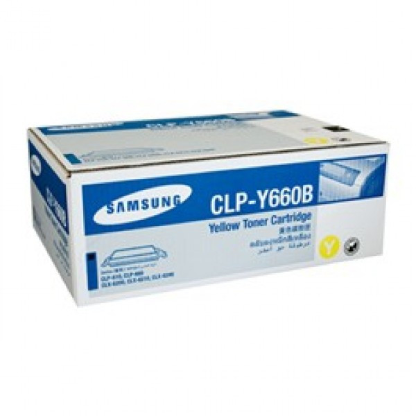 Samsung CLP 610/660B Yellow Toner 5k  CLP-Y660B/ELS (ST959A) (Eredeti)