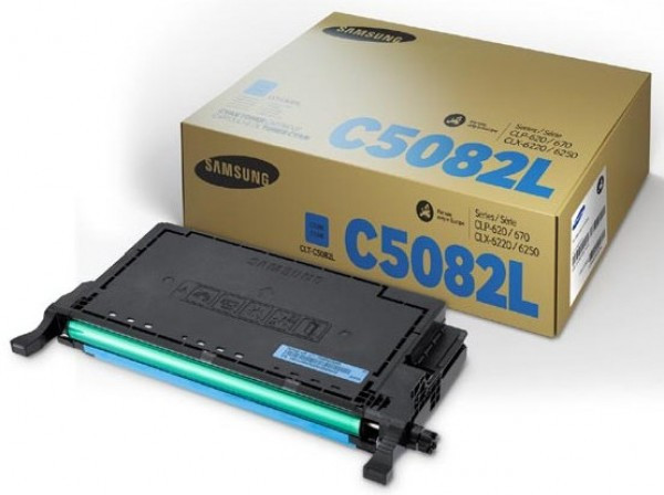 Samsung CLP 620/670B Cyan Toner 4k  CLT-C5082L/ELS (SU055A) (Eredeti)