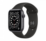 Apple Watch S6 GPS+Cellular 44mm grafit alu.tok fekete szíj