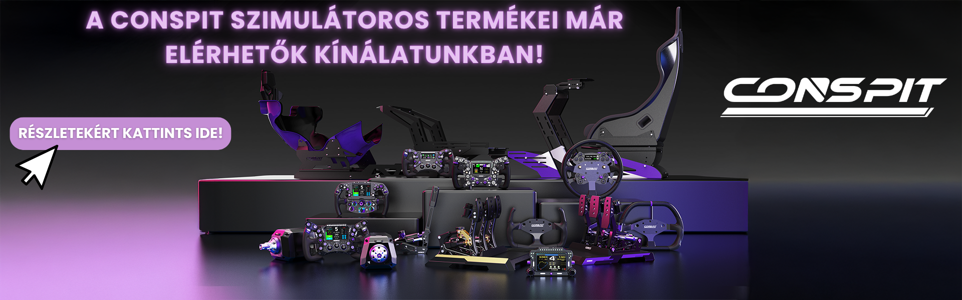 A Conspit Szimulátoros Termékei Már Elérhetők Kínálatunkban!