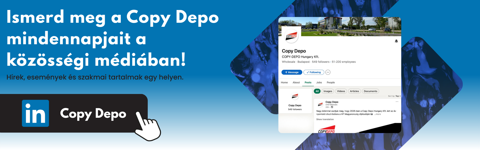 Copy LinkedIn oldal