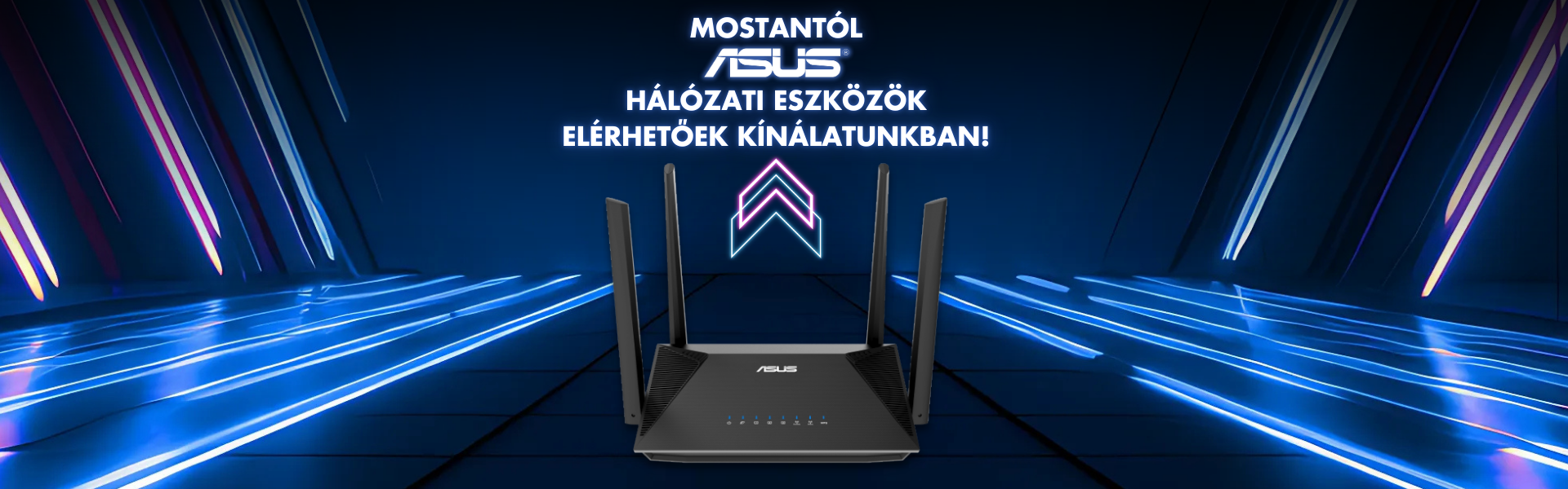 Mostantól ASUS hálózati eszközök elérhetőek kínálatunkban!